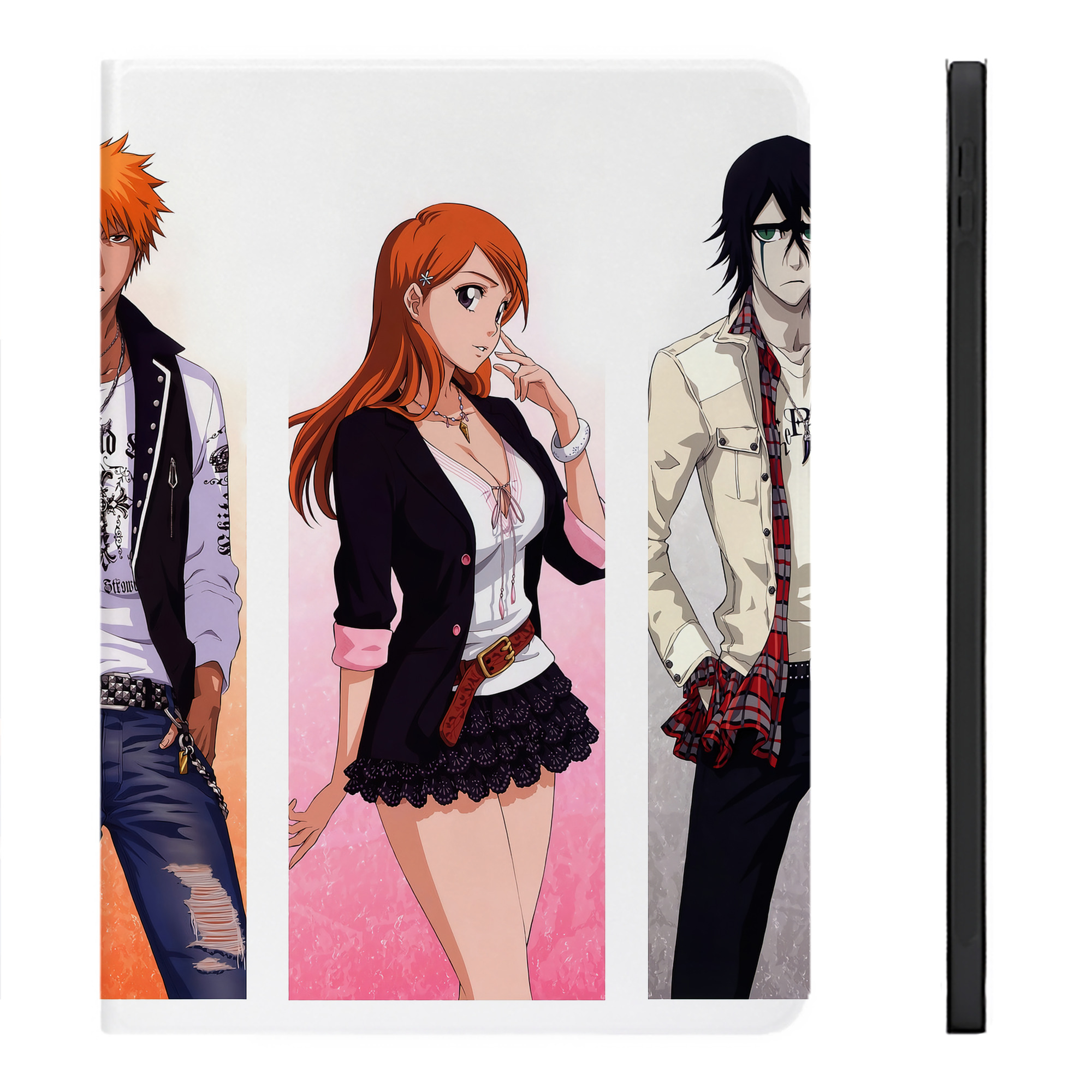 （画像用） ブリーチ BLEACH IPadケース ペンホルダー付き ブックスタイルデザイン